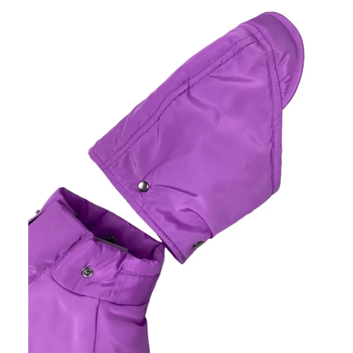 Комбинезон для собак Dogs Bomba R-24 лилового цвета с поясом