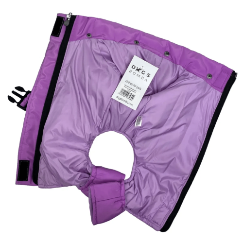 Комбинезон для собак Dogs Bomba R-24 лилового цвета с поясом