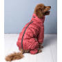 Зимний комбинезон для собак Comfort терракотового цвета R-50