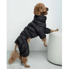 Зимний комбинезон для собак Comfort чёрного цвета R-52