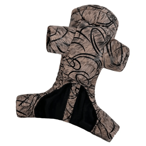 Зимний комбинезон для собак Dogs Bomba Comfort R-55 коричневый с узорами