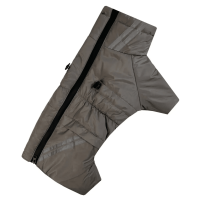 Зимний комбинезон для такс "Спорт" серого цвета RT-30