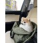 Сумка автогамак для собак цвета хаки S-15
