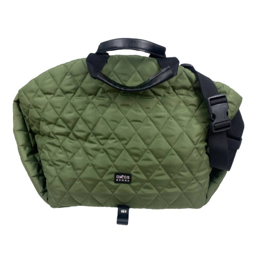 Сумка автогамак для собак цвета хаки S-15