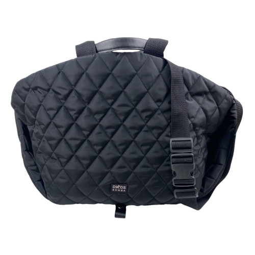 Сумка-автогамак для собак чёрного цвета S-16