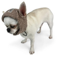 Шапка для собак Авіатор тедди беж S-84