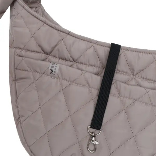 Слинг-переноска для собак стёганый S-107, серый