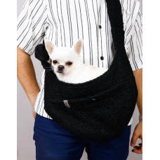 Слинг-переноска для собак Teddy S-80, чёрный