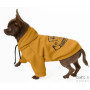 Толстовка для собак с принтом Единорог горчичного цвета Y-188