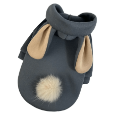 Толстовка для собак "Зайчик" сіра Y-202