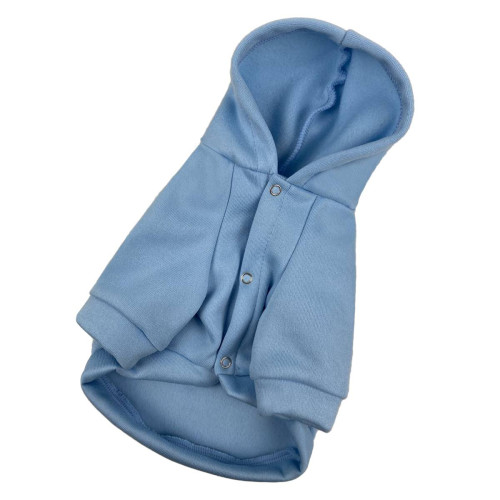 Толстовка для собак с принтом Единорог голубого цвета Y-271