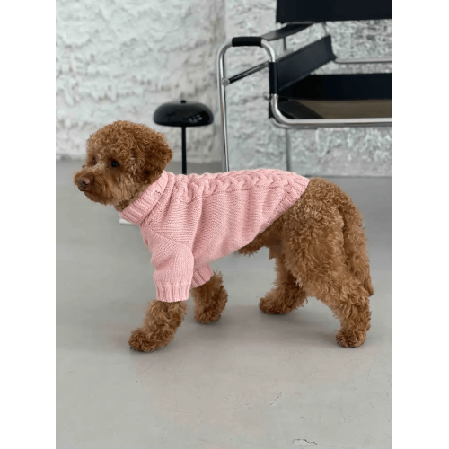 Светр для собак Dogs Bomba Y-283 персикового кольору