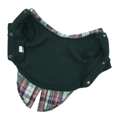 Толстовка с рубашкой для собак изумрудного цвета Y-295