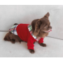 Толстовка з сорочкою для собак червоного кольору Y-296