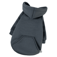 Толстовка для собак Dogs Bomba Y-321 Сіра з капюшоном