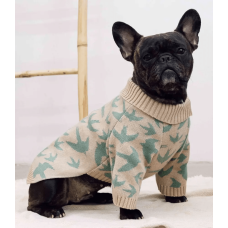 Свитер для собак Dogs Bomba Y-330 Птички бежевый