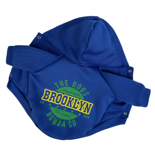 Толстовка для собак Brooklyn синего цвета Y-341