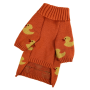Вязаный свитер для собак Dogs Bomba Y-345 оранжевый с уточками