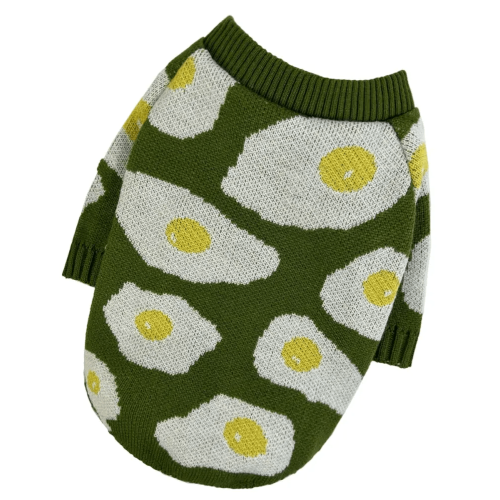Свитер для собак Dogs Bomba Y-346 Зелёный Яичница