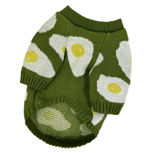 Свитер для собак Dogs Bomba Y-346 Зелёный Яичница