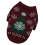 Вязаный свитер для собак Dogs Bomba Y-352 марсала "Елочка"