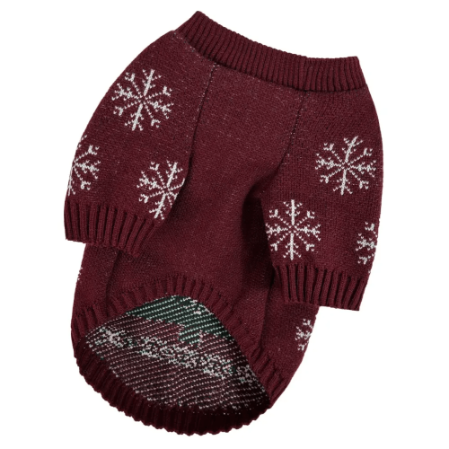 Вязаный свитер для собак Dogs Bomba Y-352 марсала "Елочка"
