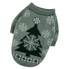 Светр для собак Dogs Bomba Y-353 м'ятного кольору "Ялинка"