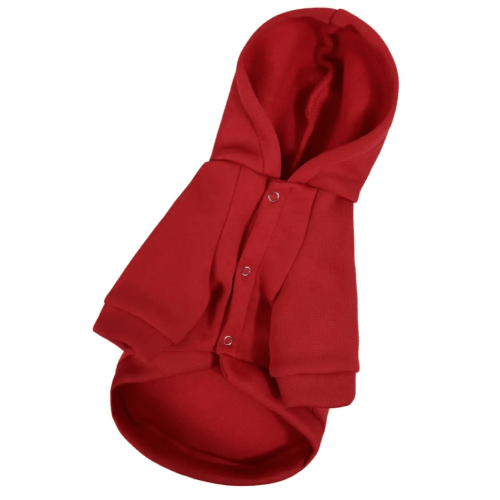 Толстовка для собак Brooklyn красного цвета Y-356