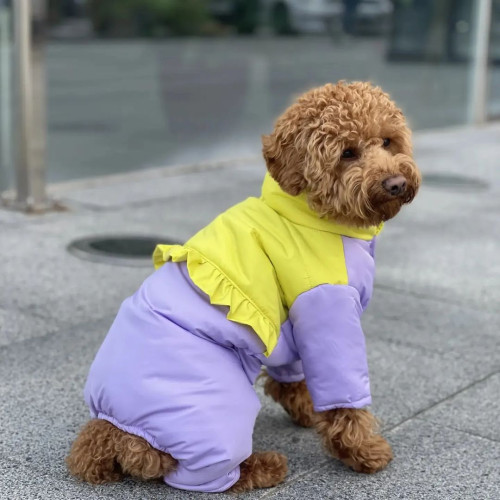 Зимний комбинезон для собаки с закрытым животиком (для девочек) GoodBoy
