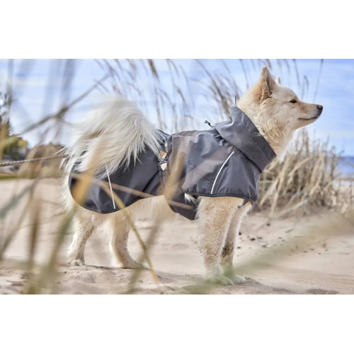 Дождевик для собак Hurtta Mudventure Coat ECO, серый