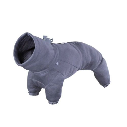 Утеплений комбінезон для собак Hurtta Midlayer Overall Сірий