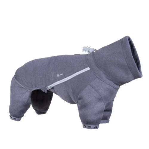 Утеплений комбінезон для собак Hurtta Midlayer Overall Сірий