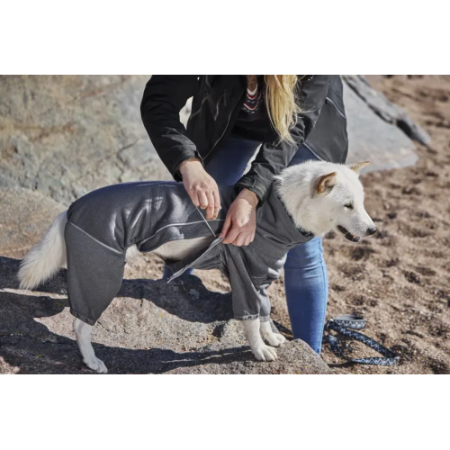 Утеплений комбінезон для собак Hurtta Midlayer Overall Сірий