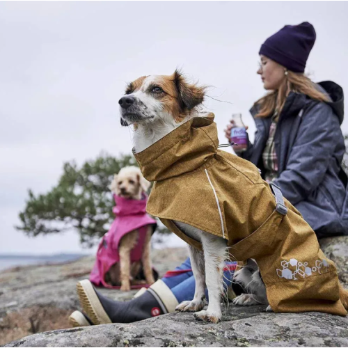 Дождевик для собак Hurtta Monsoon Coat II ECO, розовый