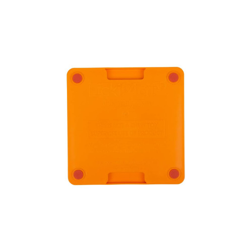 Лизальний килимок антистрес для собак LickiMat Mini Tuff Soother, помаранчевий