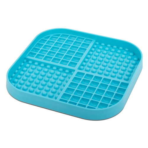 Лизальний килимок антистрес для собак LickiMat Slomo XL, бірюзовий
