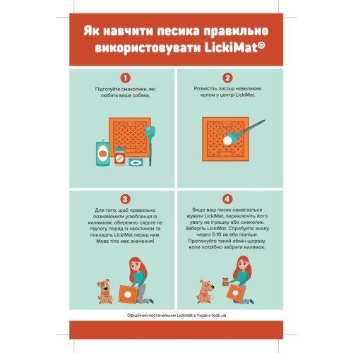 Лизальний килимок антистрес для собак LickiMat Slomo XL, бірюзовий