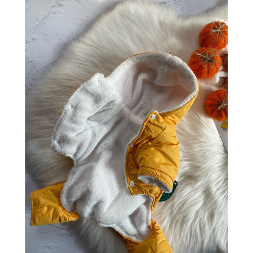 Теплый зимовий комбінезон для дрібних пород собак - Dino