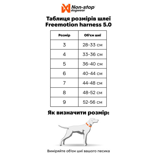 Шлейка для собак Non-stop dogwear, Freemotion harness 5.0, бірюзова