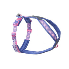 Шлейка для собак Non-stop dogwear, Line harness 5.0 RP signature edition, Фиолетовый/Розовый