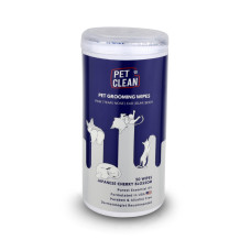 Салфетки влажные Pet Clean PET GROOMING WIPES для груминга с ароматом японской вишни