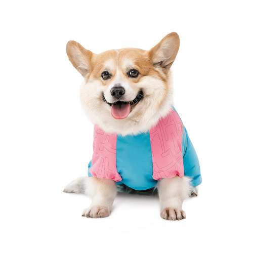 Комбинезон для собак-девочек Milly голубо-розового цвета