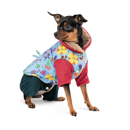 Костюм для собак-девочек Alisa с цветочным принтом
