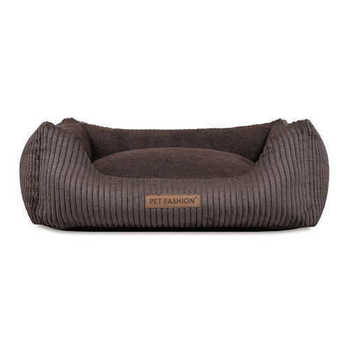 Лежак Pet Fashion DEVID для собак шоколадный 62×50×19 см