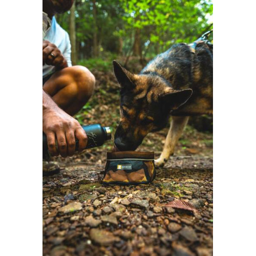 Складная миска для собак Ruffwear Quencher™, серо-коричневая