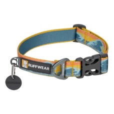 Светоотражающий ошейник  для собак Ruffwear, Crag, оранжево-голубой
