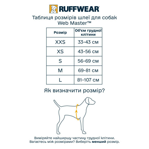 Поддерживающая шлейка для собак Ruffwear, Web Master™, зеленая