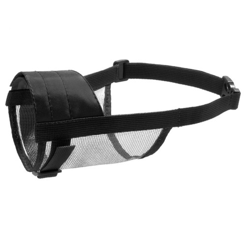 Намордник із сітки для собак Dog Extreme, чорний, пластиковий фастекс