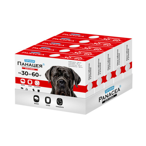 Противопаразитарная таблетка для собак SUPERIUM Панацея