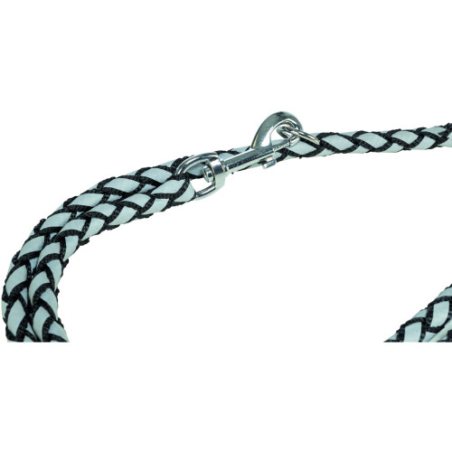 Поводок для собак Trixie Cavo светоотражающий регулируемый черный